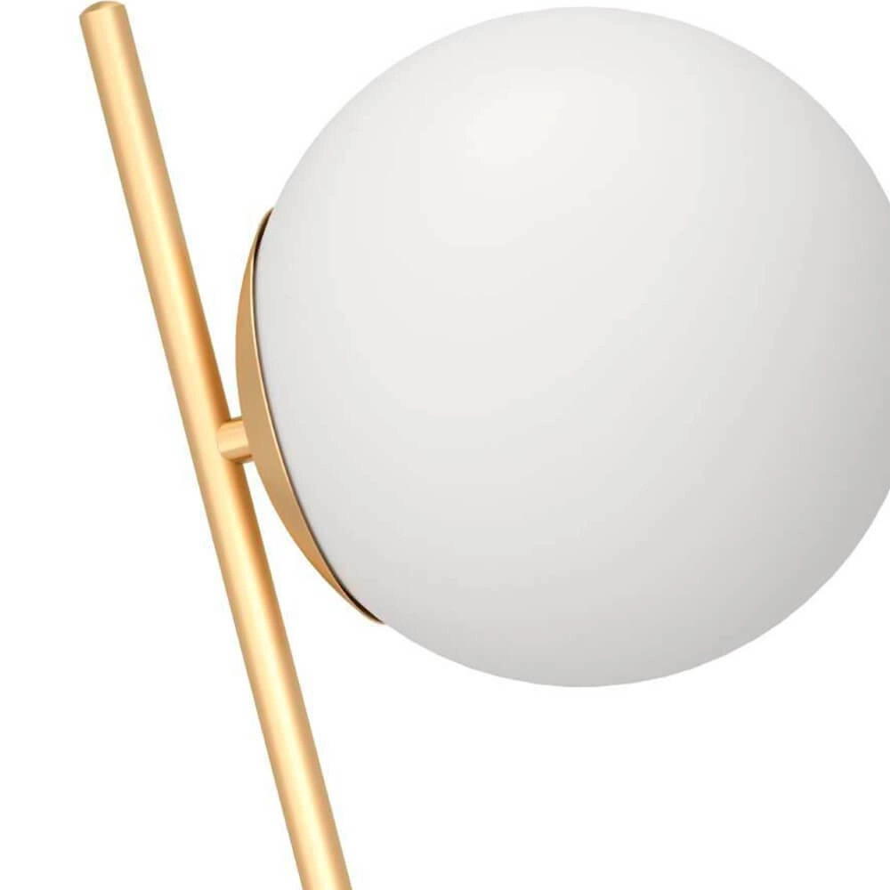 Table lamp Rondo 4 gold with white sphere Eglo 9008606274444