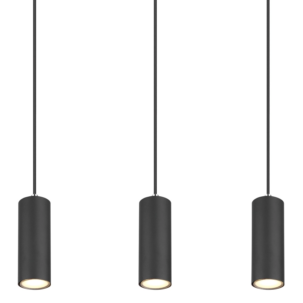 Pendant lamp Robby 6-light black Globo 9007371436583