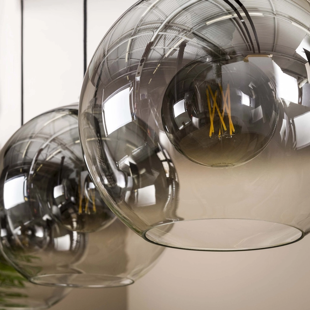 3L pendant light Bubble with silver fading glass Lyora 8716803511217