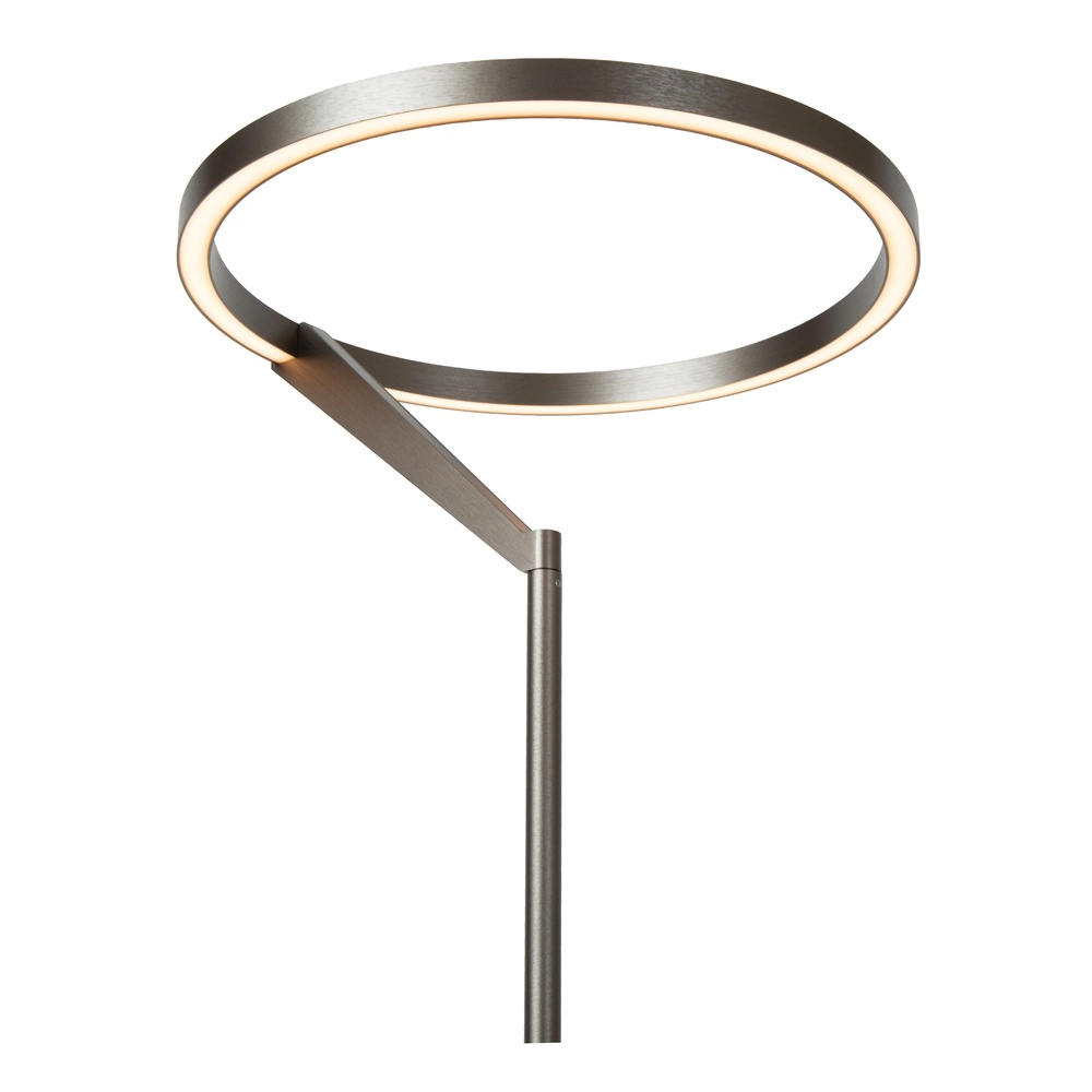 Sleek floor lamp with reading lamp Applause Brushed Metal - LED Premium by Lucide 5411212221865