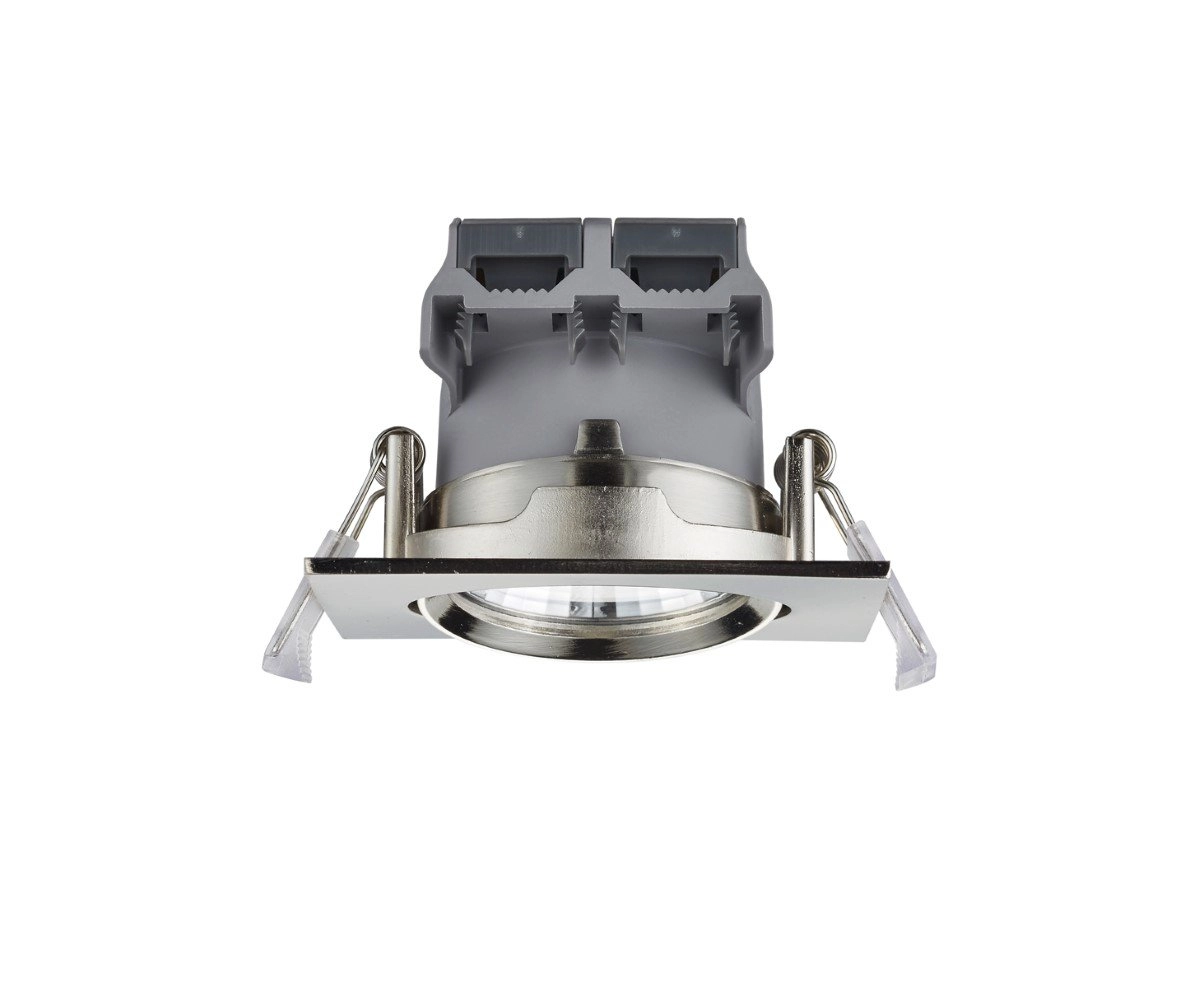 LED recessed spot Pamir Square 5.5w - 3000K - 8.5cm metal gray Trio 4017807376647
