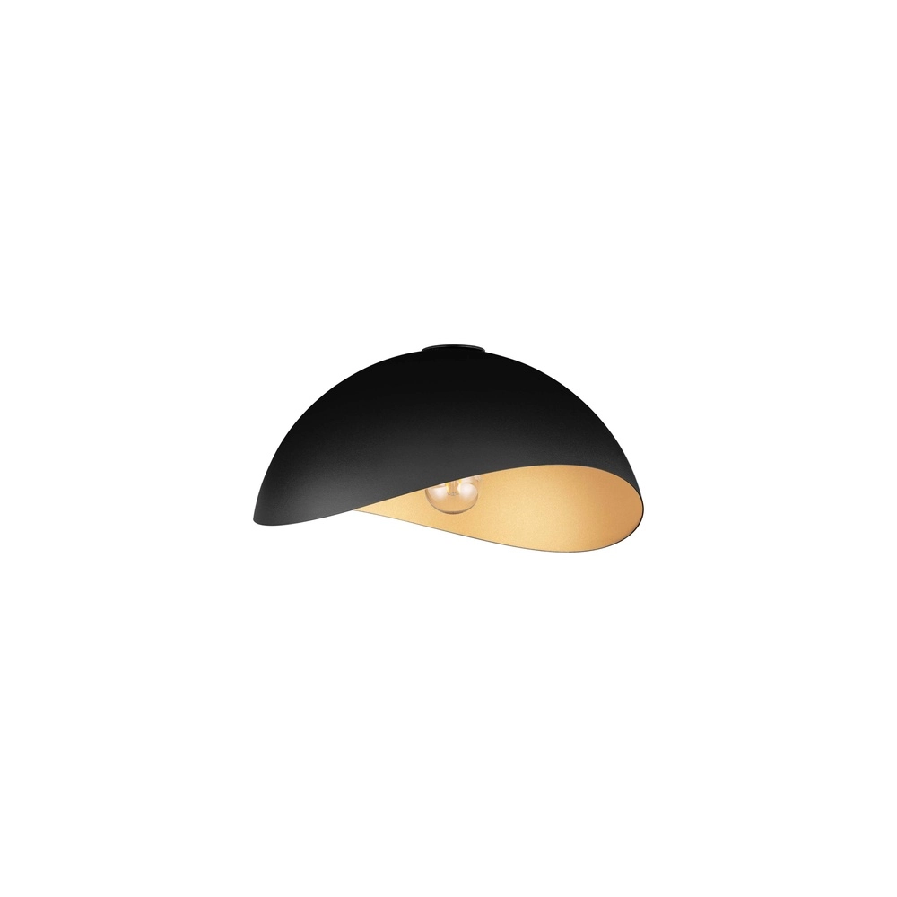 Ceiling lamp Opsi black with gold Ø 40cm Lyora 5212017458025
