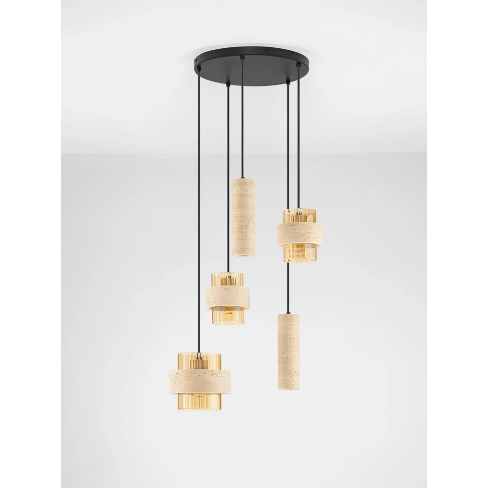 Modern pendant lamp Melony sand brown Lyora 5212063501256