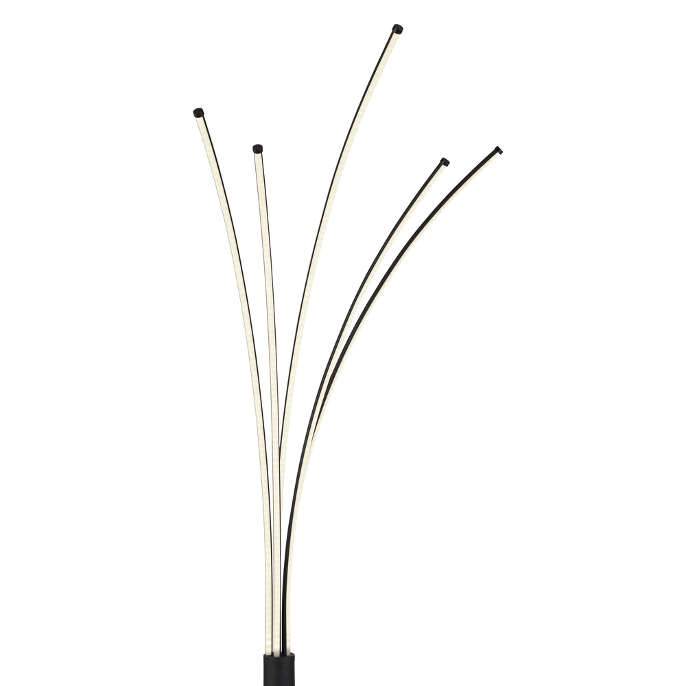 Modern floor lamp Bizzy Black light color adjustable Globo 9007371440276