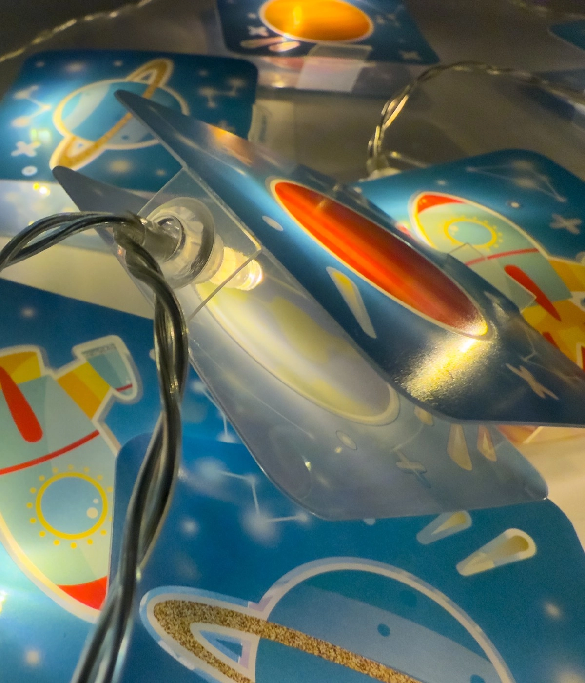 String lights Rocket blue Dalber 8420406633558