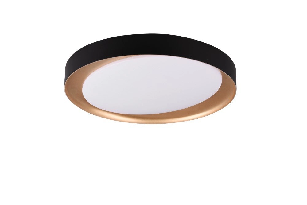 Black ceiling lamp Zeta Ø 48cm Trio 4017807468472