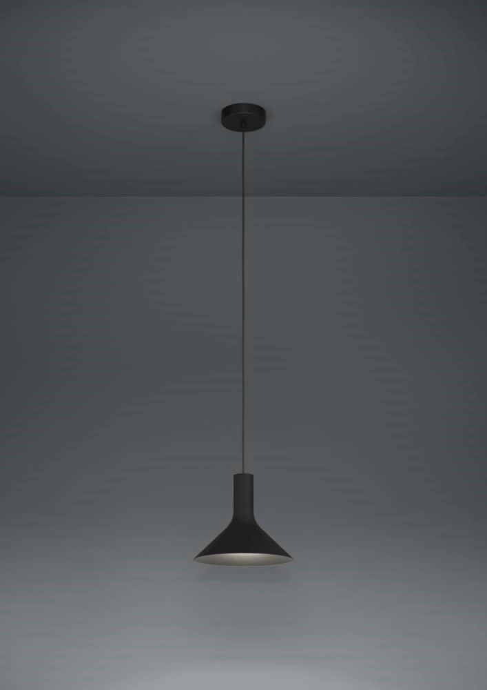 Black hanging lamp Morescana Ø 25cm Stars of Light 9008606243259