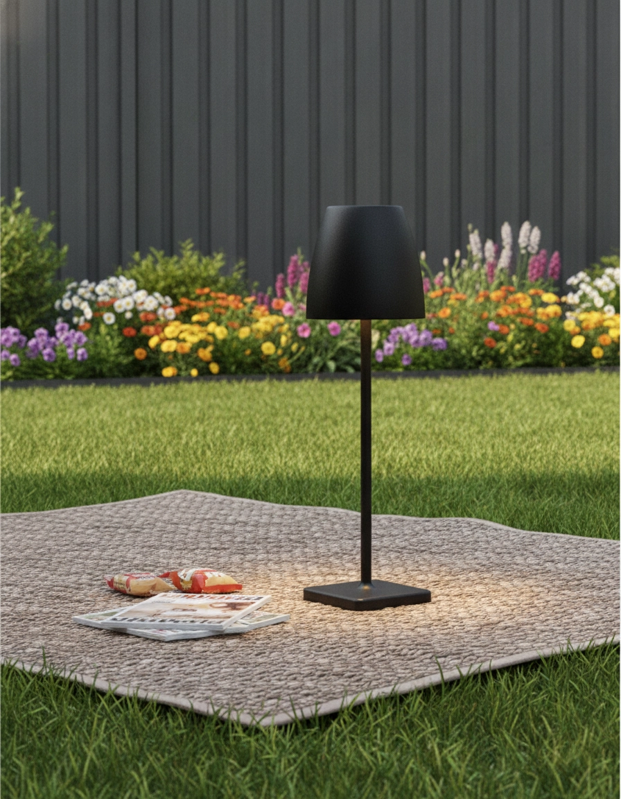 Rechargeable table lamp Colt 38cm anthracite