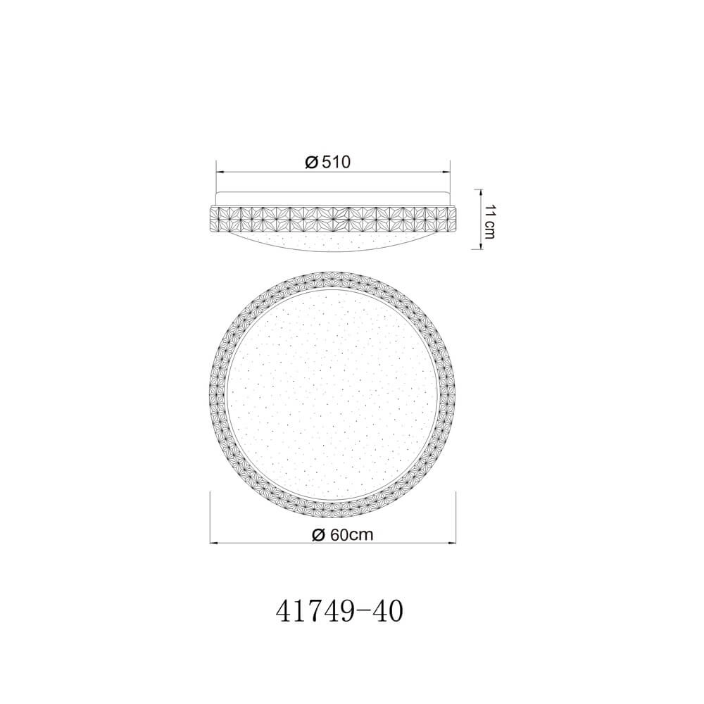 Ceiling light Ovi 3850lm Globo 9007371408009