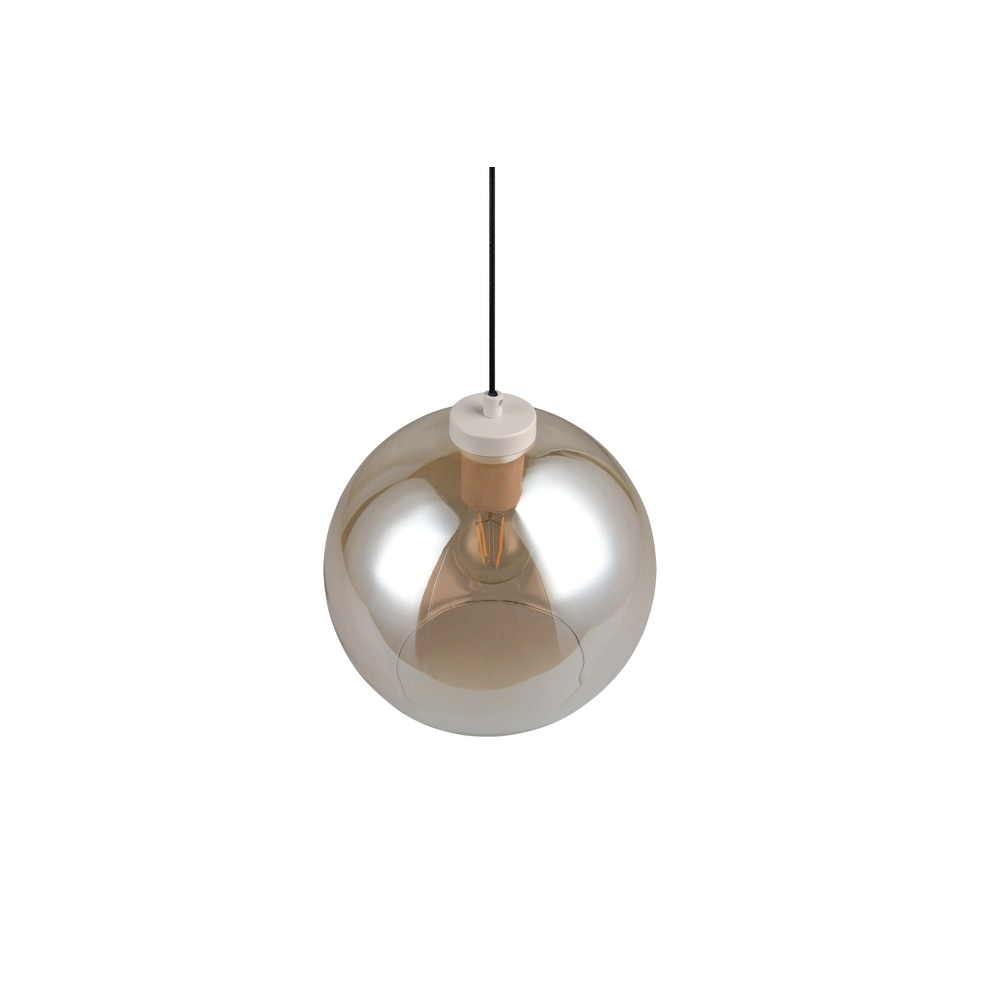 Pendant lamp Liora Amber glass Trio 4017807682380