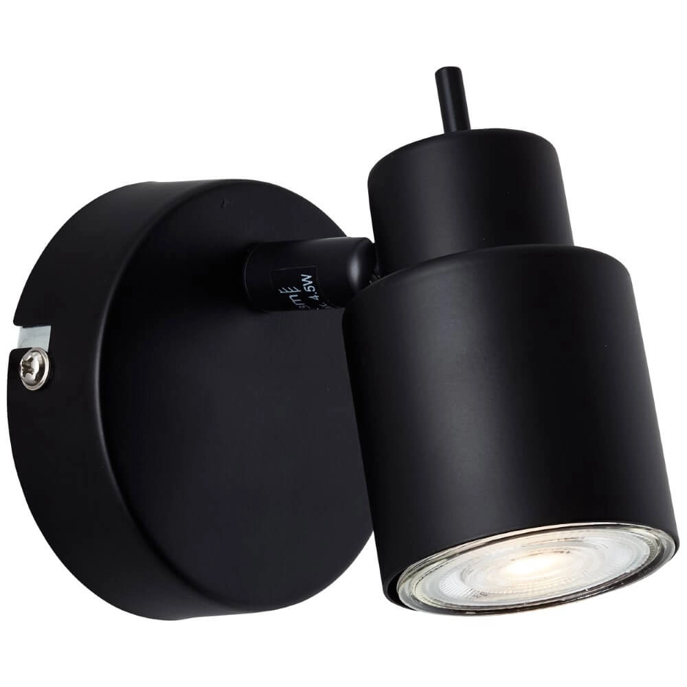 Black wall spotlight Andres Brilliant 4004353409332
