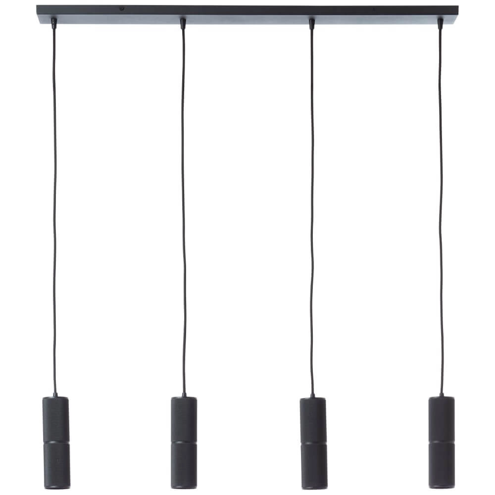 4-light pendant lamp Marty black Brilliant 4004353438271