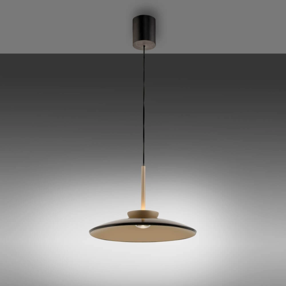 1-light hanging lamp Pure E-Moon bronze Paul Neuhaus 4012248382769