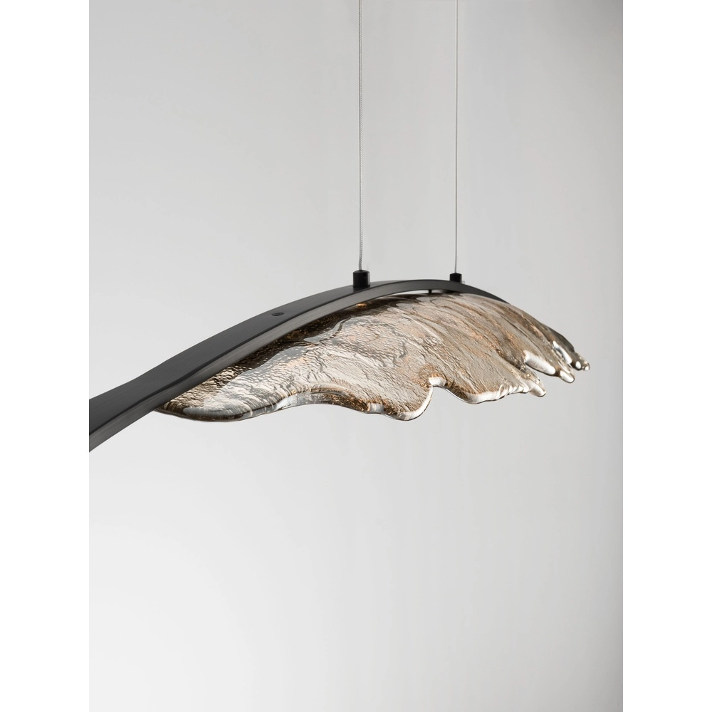Design pendant lamp Amado anthracite with mocha 104cm Lyora 5212063500273