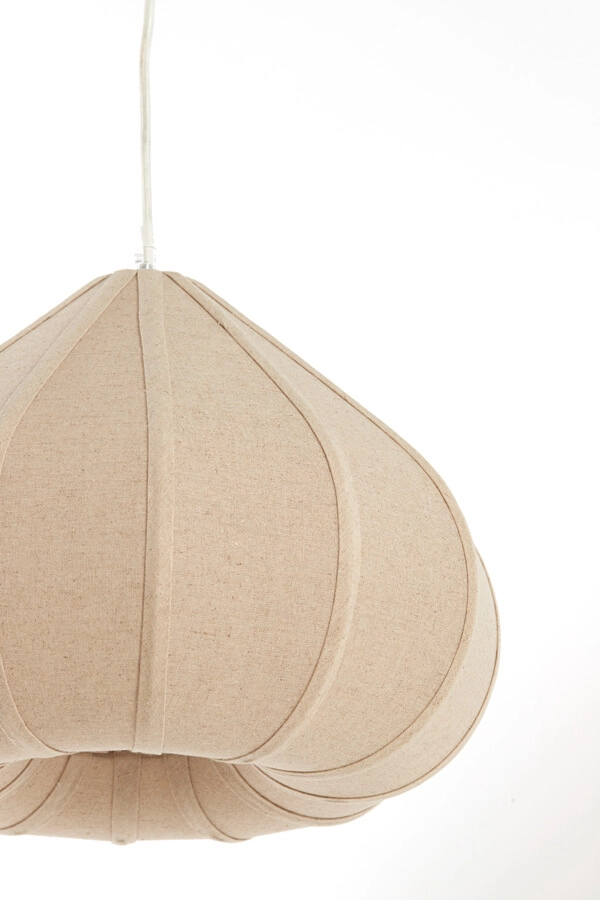 Cream pendant lamp Zubeda Ø 40cm Light & Living 8717807763701