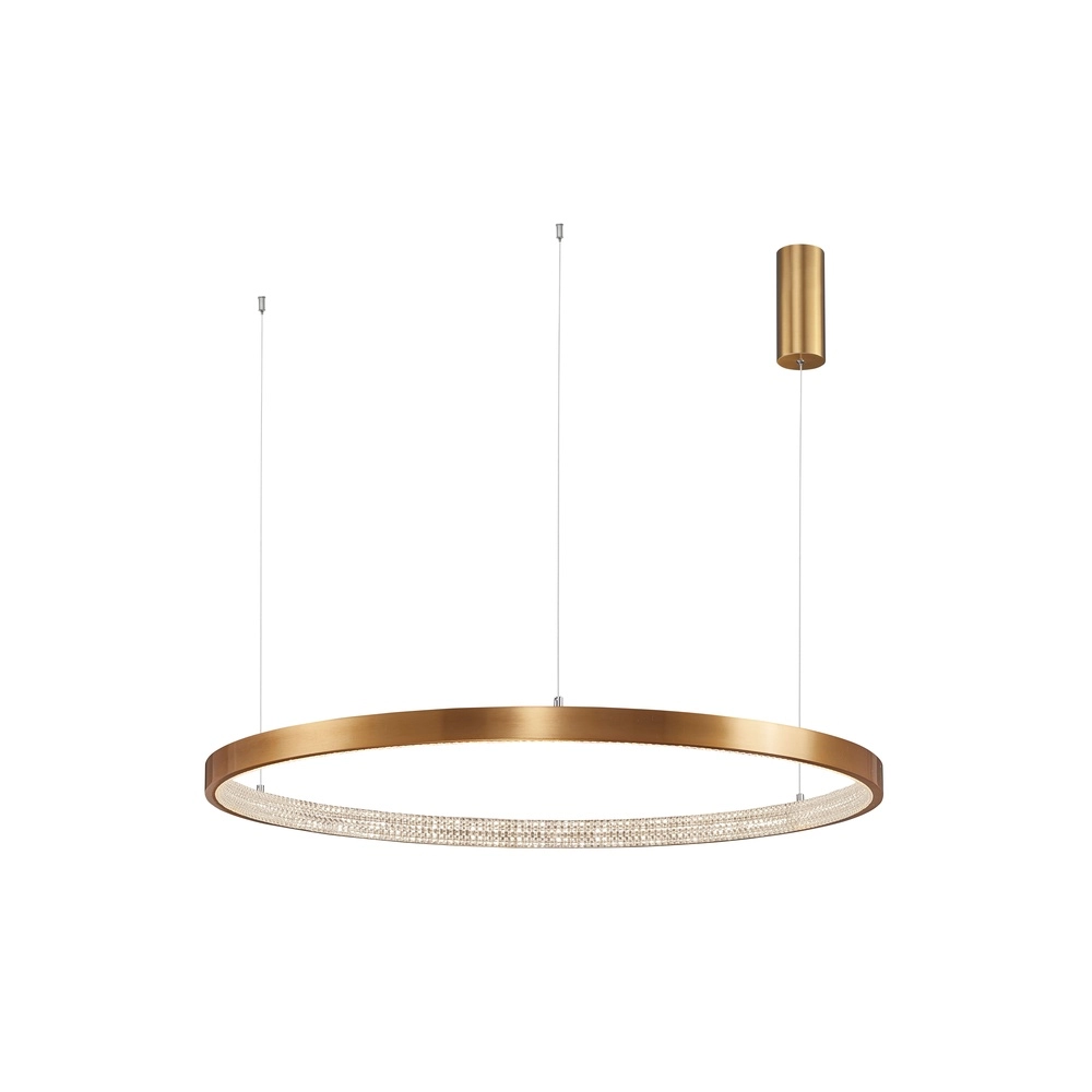 Pendant lamp Preston gold Ø 100cm Lyora 5212017424099