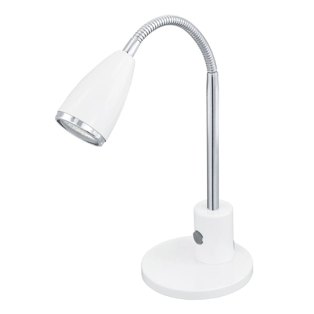 LED table lamp Fox white with chrome