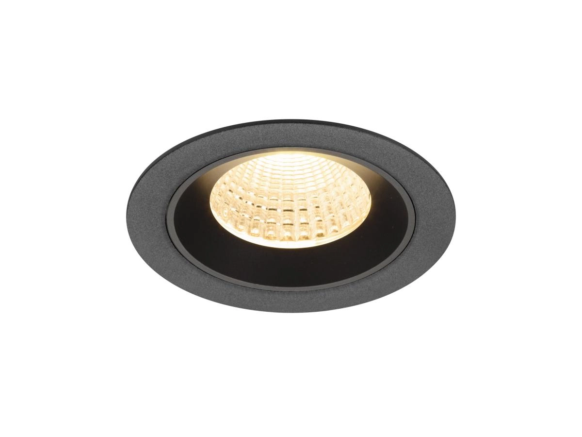 Recessed spotlight Numinos M black 2700K - 55deg