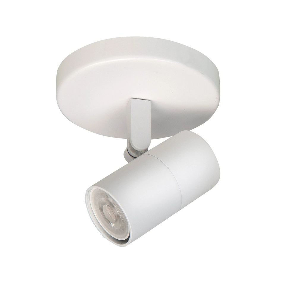 White surface-mounted spotlight Piccolo ankle