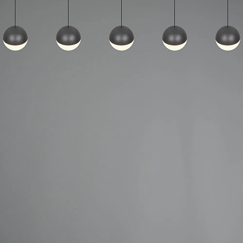5-light pendant lamp Senta anthracite Trio 4017807697872