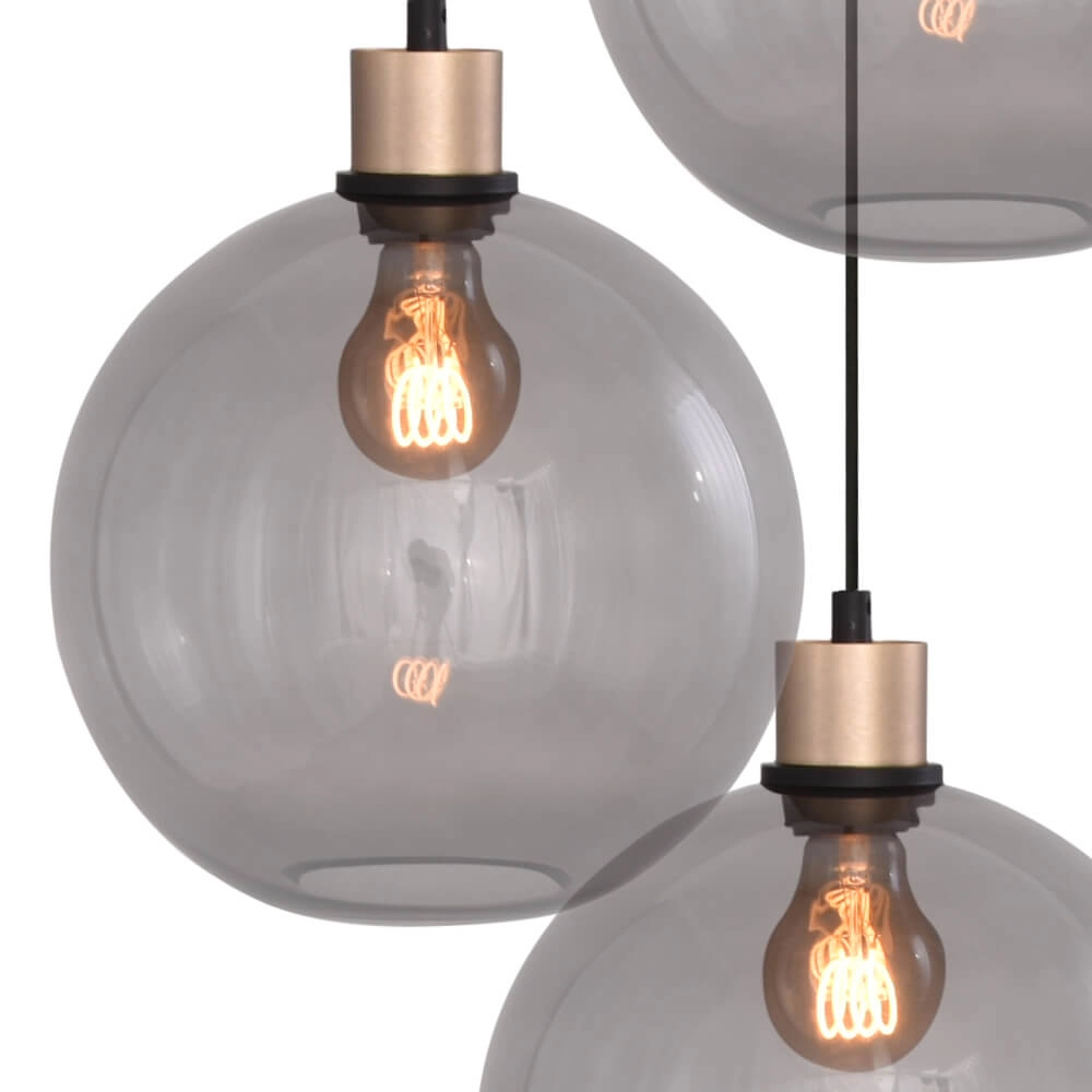 Vide hanging lamp Lazise 5-light gold Masterlight 8718121303086