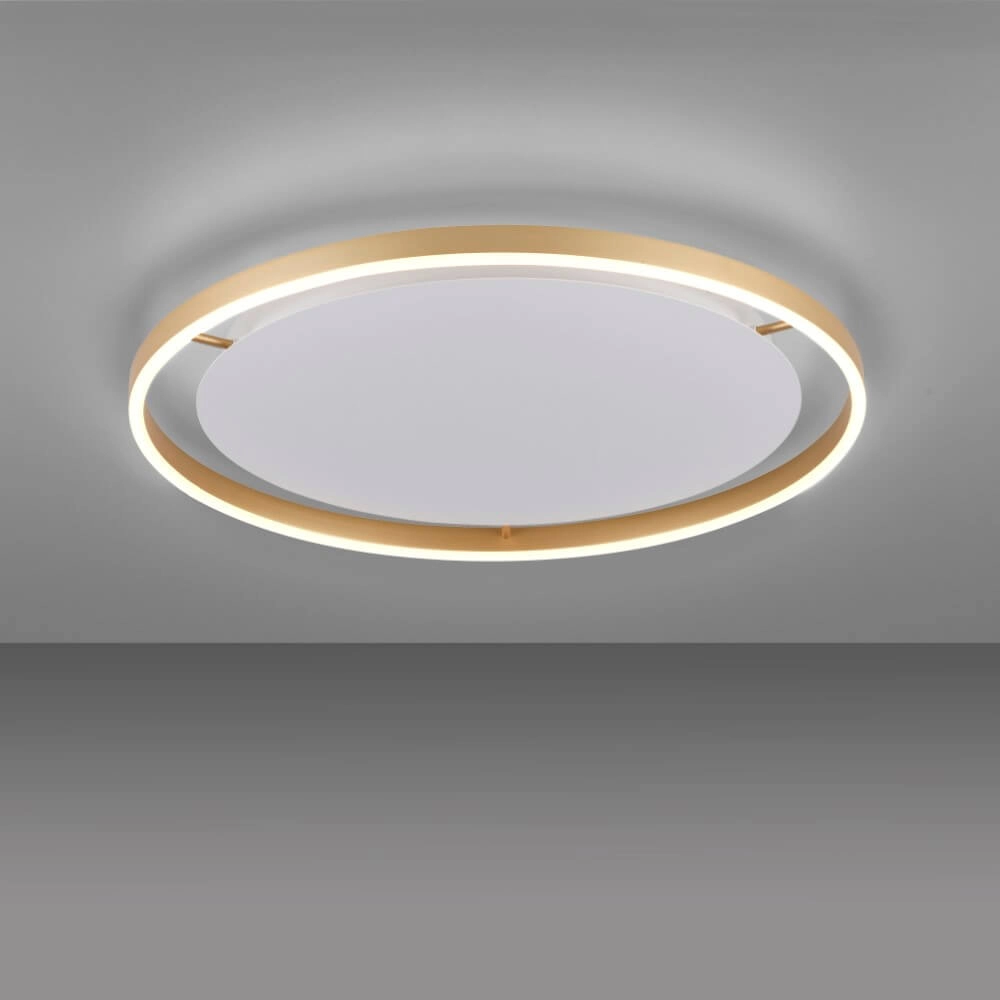 Ceiling lamp Ritus brass Ø 58.5cm Just Light 4043689985639