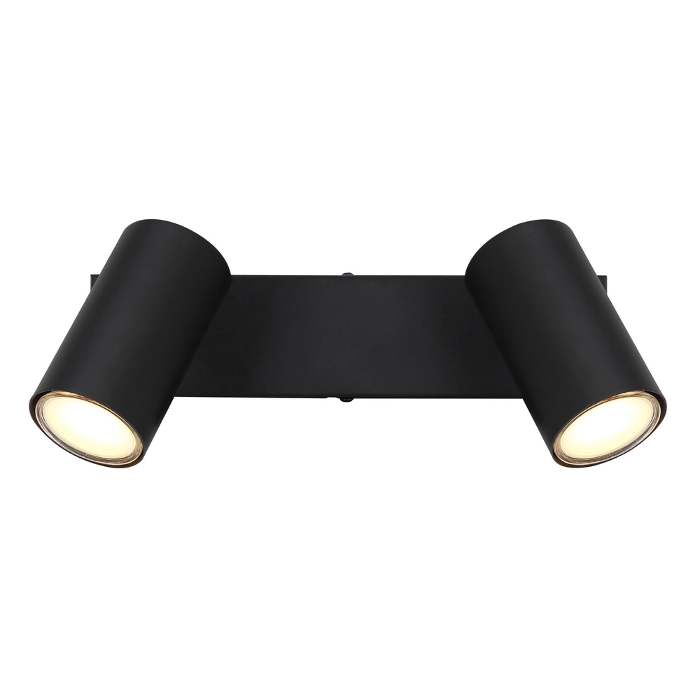 Ceiling lamp 2-lights Robby Black Globo 9007371442515