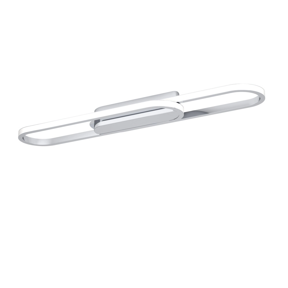 Sleek ceiling lamp Conivarena chromium