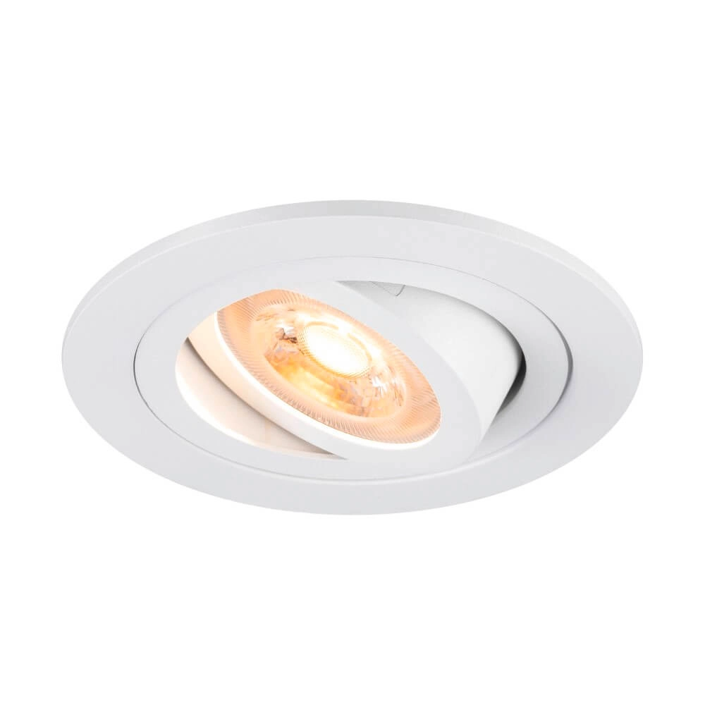 Recessed spotlight New Tria 75 round - white - GU10