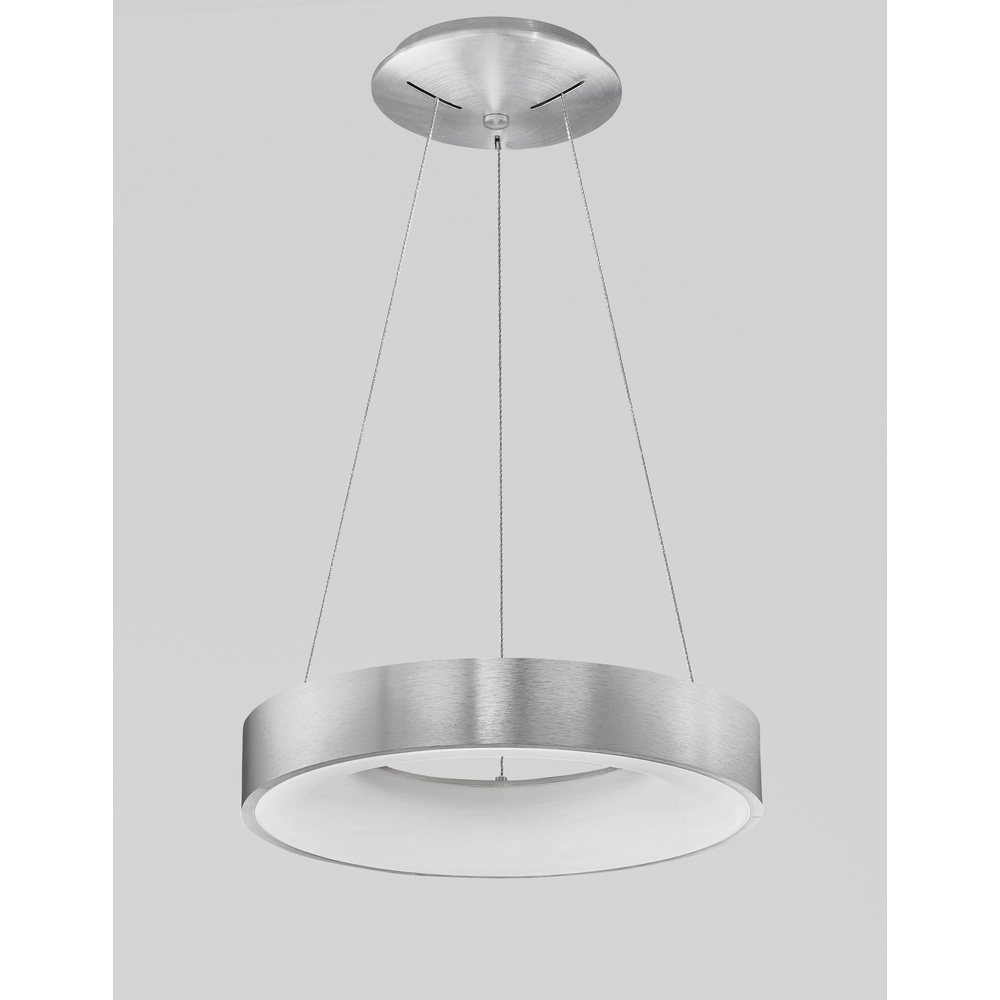 Pendant lamp Rando Thin silver grey Ø 38cm