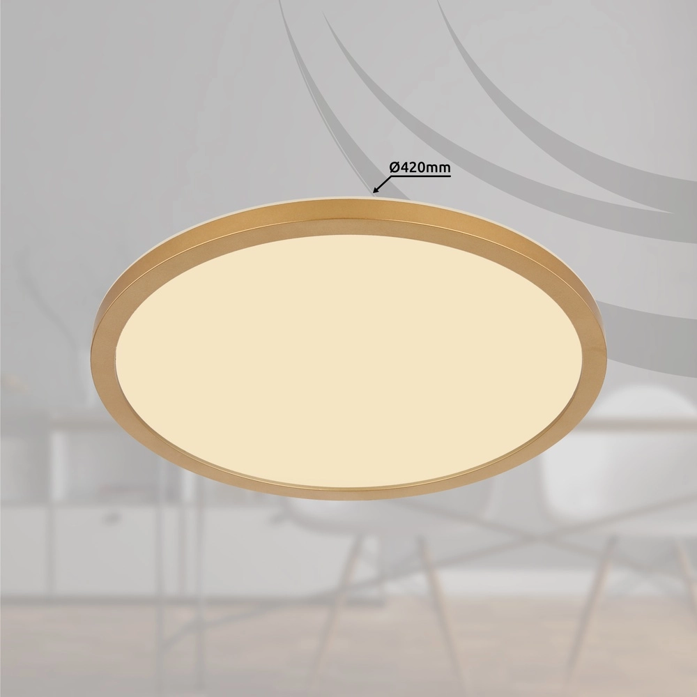 Ceiling light Sapana Ø 42cm gold Globo 9007371448425