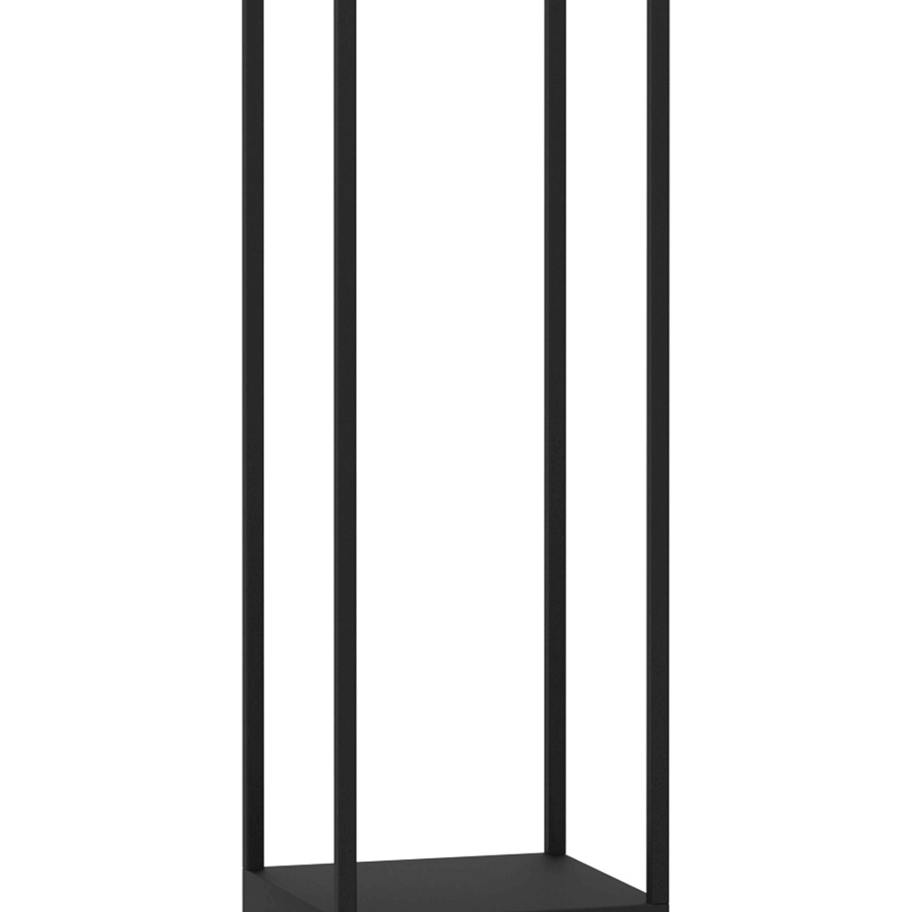 Floor lamp Libertad black with wood Eglo 9002759997984