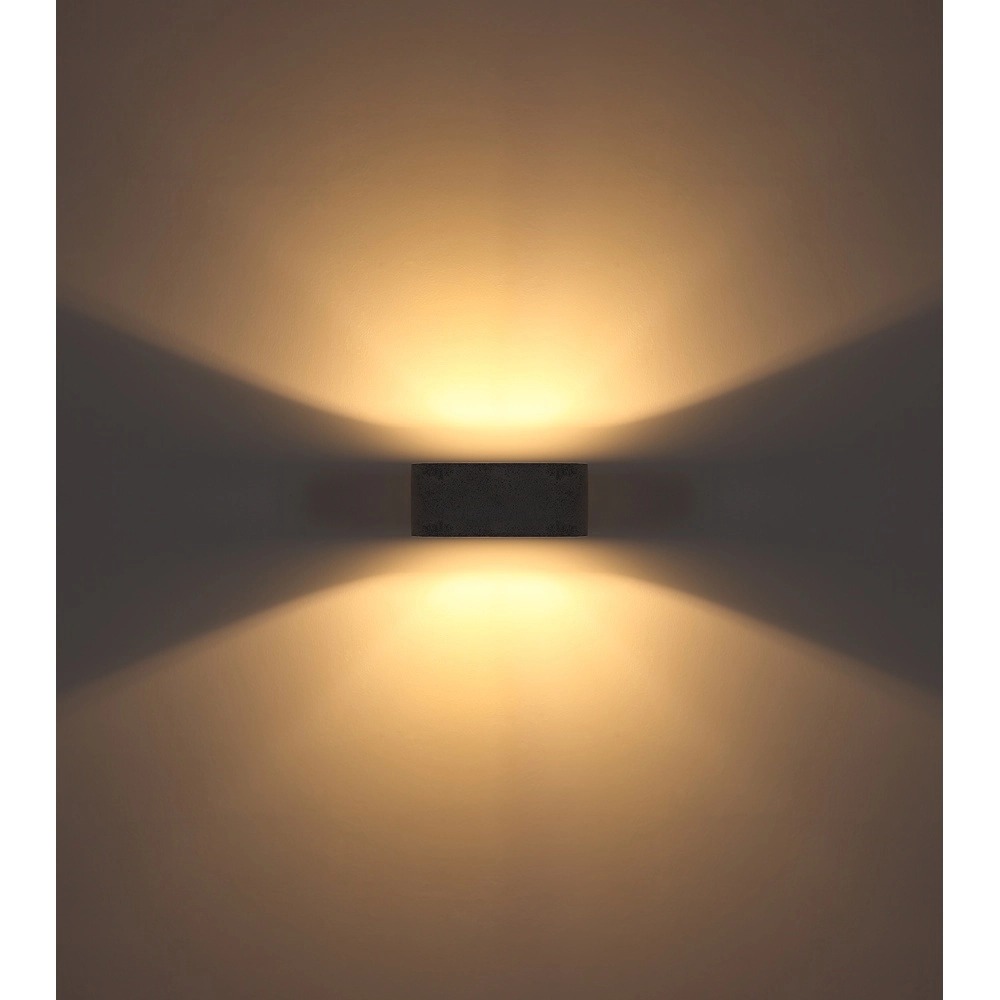 Modern wall lamp Ferguson oval grey Globo 9007371589913