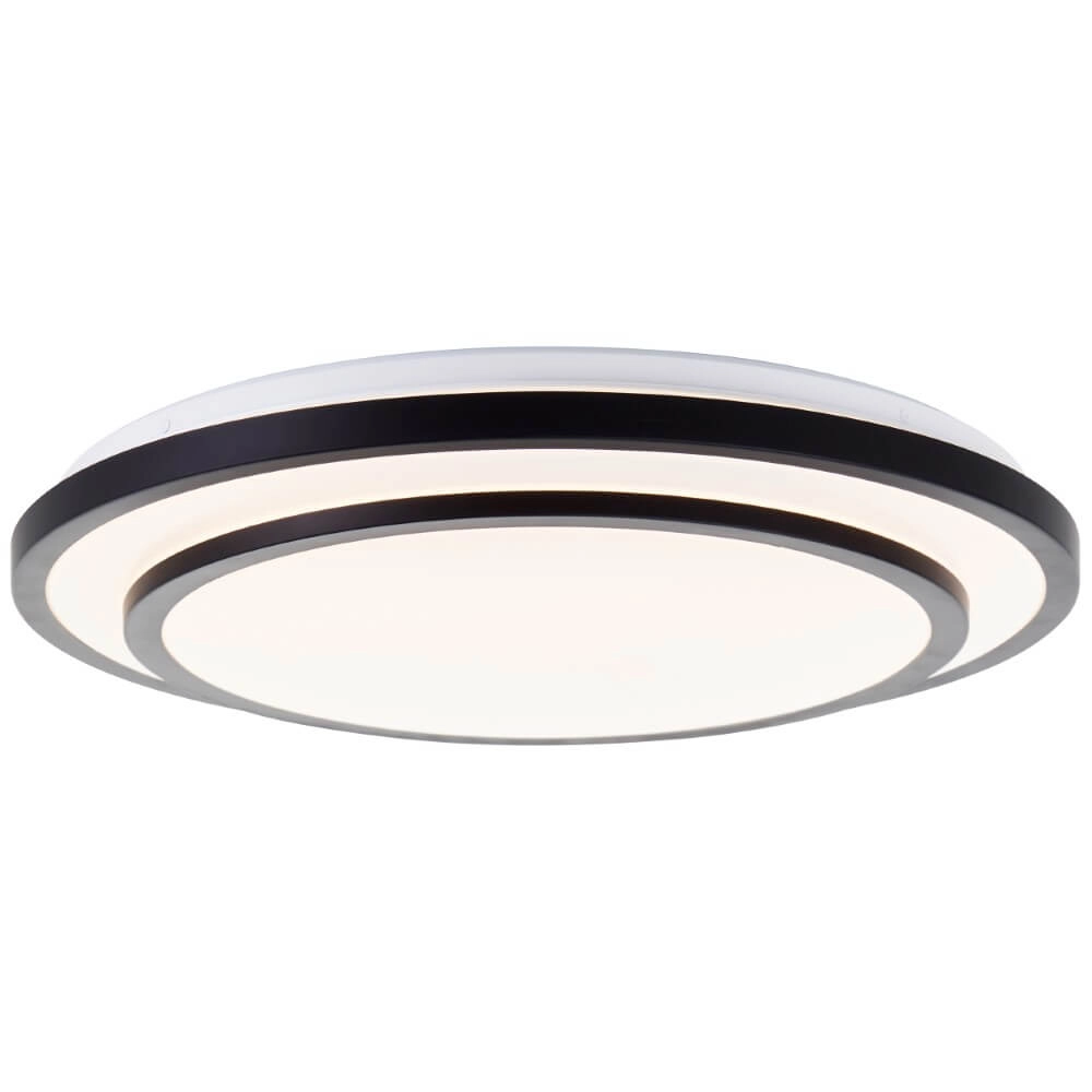 Black ceiling lamp Luciano Ø 49.5cm Brilliant 4004353426506