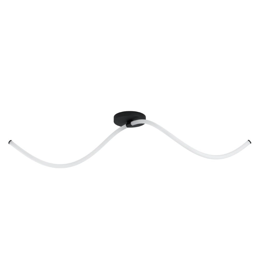 Designer ceiling lamp Banderillas white with black