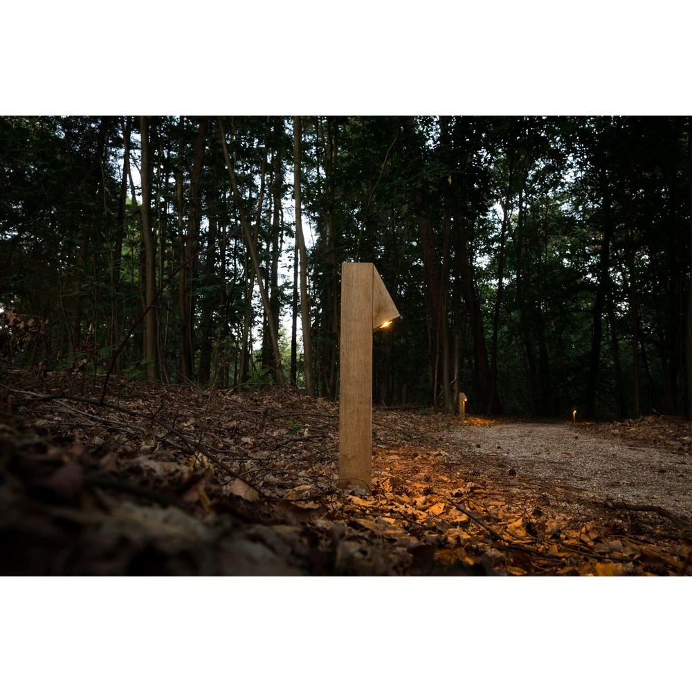 Wooden path lighting Peri 100 Oak - 10x10x50 - 2200K Timberlab 8716803513952