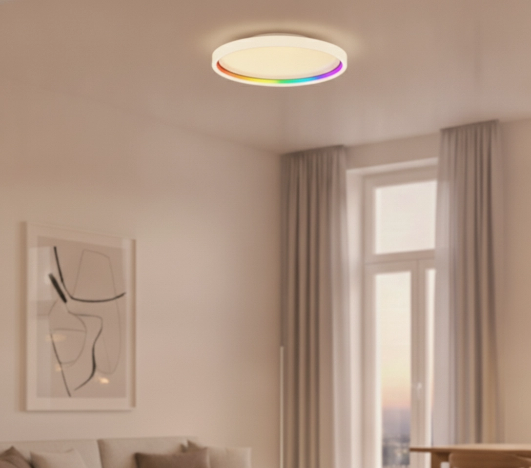 Ceiling light Chet Ø 39.3cm with RGB function