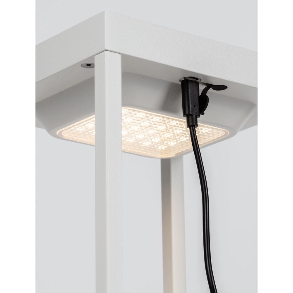 Sleek table lamp Tegolo White Solar Lyora 5212017478849