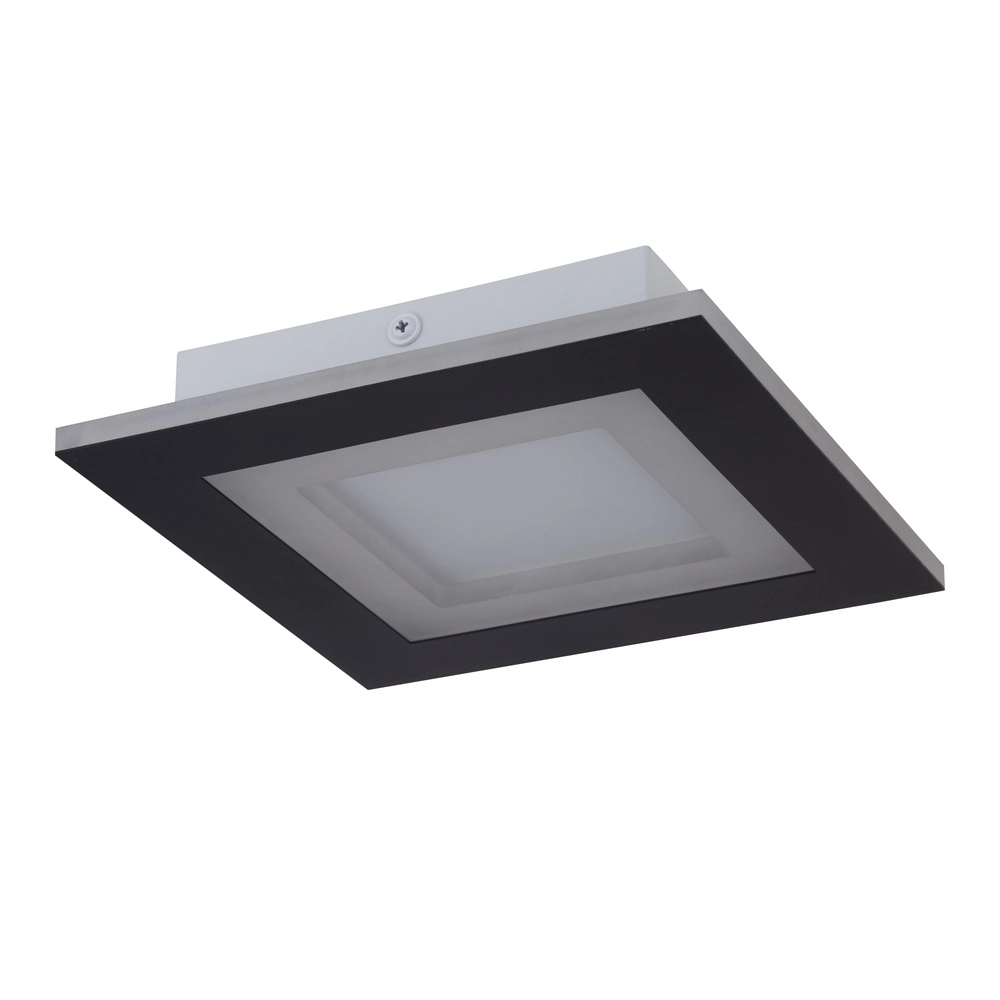 Ceiling light Squary Square 25cm Black Searchlight 5053423307756