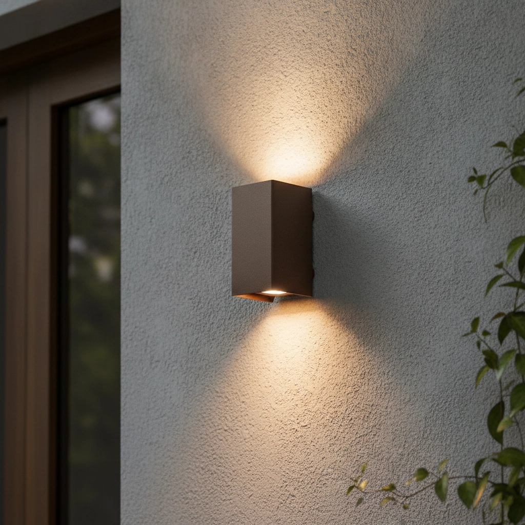 Surface-mounted spot Elio Rust brown 7cm