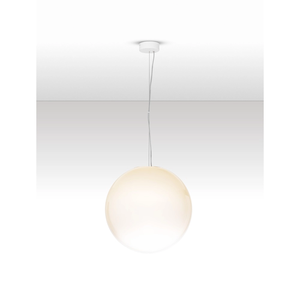 White pendant lamp Bolita bulb Ø 50cm Lyora 5212017483584