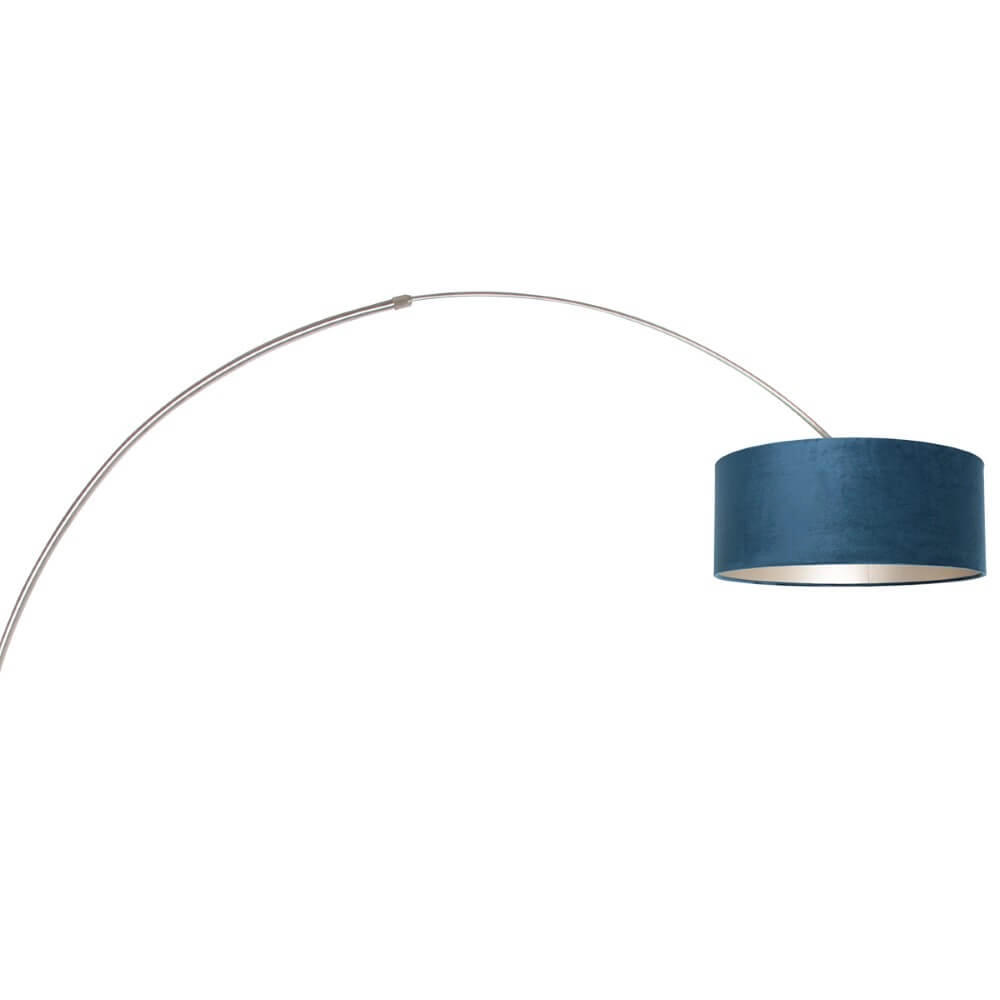 Arc lamp Sparkled with blue velvet Steinhauer 8712746147292
