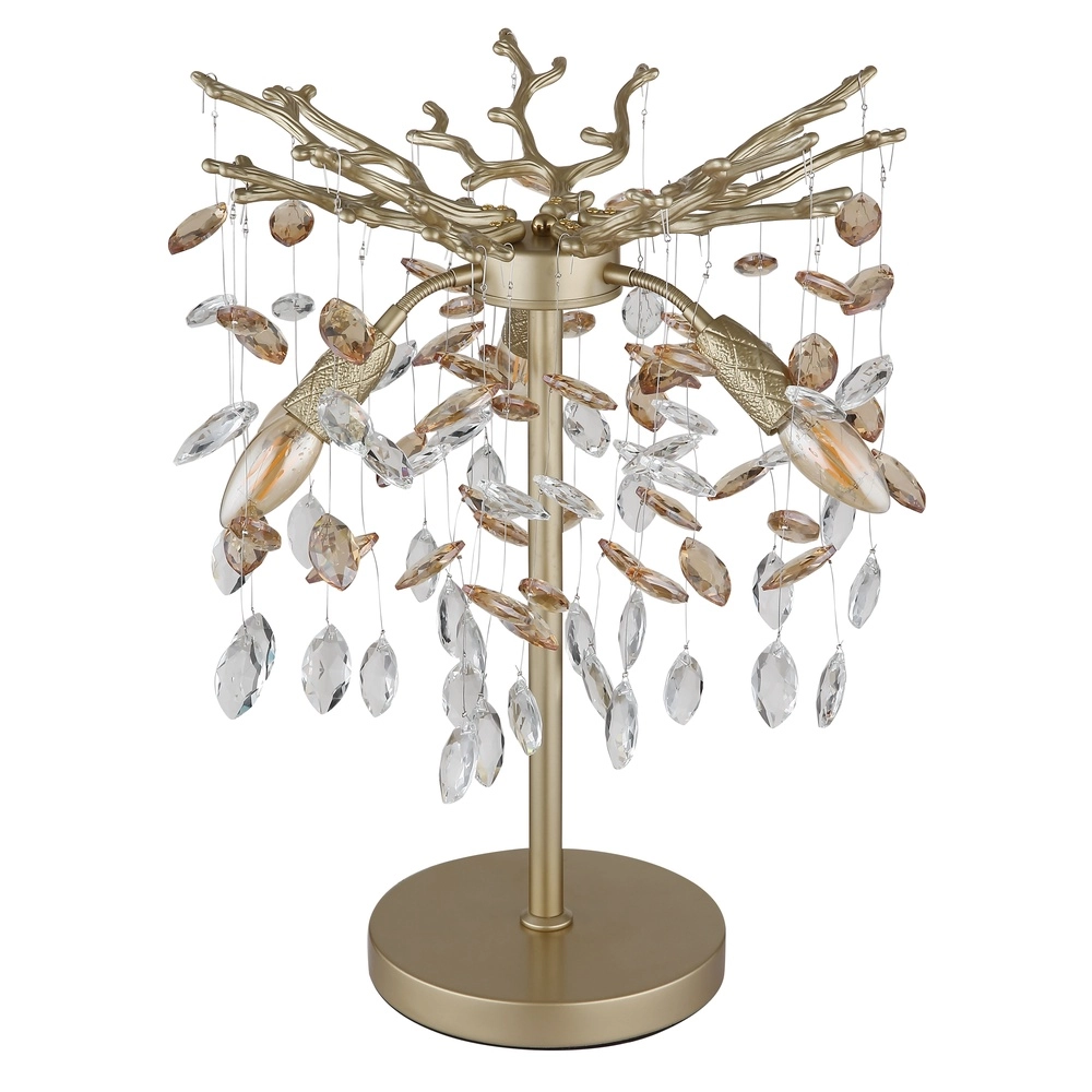 Table lamp Queena gold Ø 36cm Globo 9007371528684