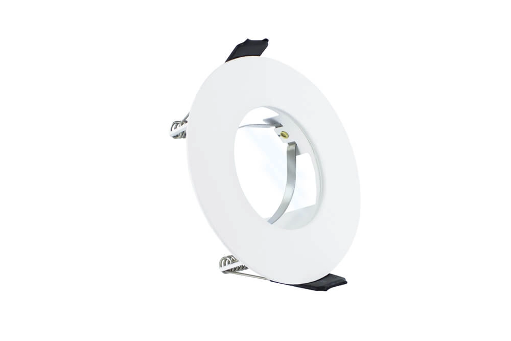 White recessed spotlight EvoFire GU10 - round Lyora 5055788228325