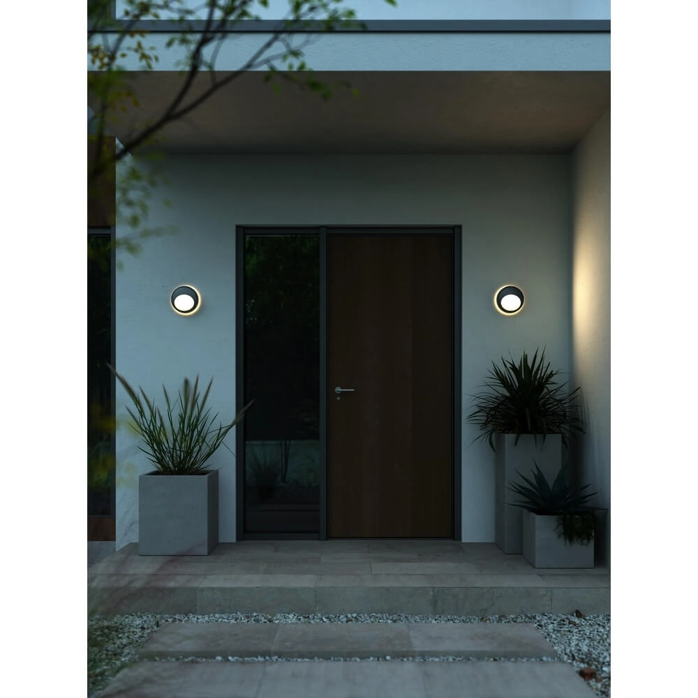 Design wall lamp Oliver black round Nordlux 5704924011009
