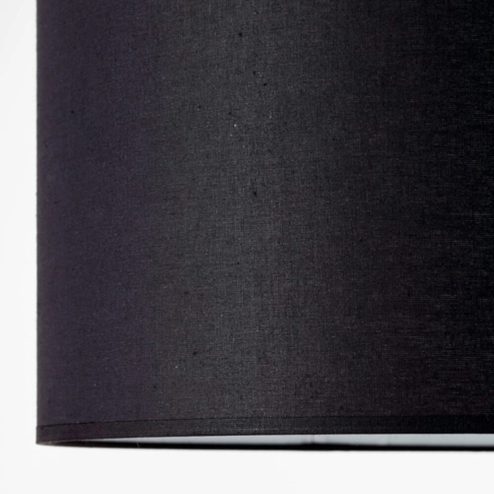 Fabric hanging lamp Esher Ø 38cm black Brilliant 4004353405501