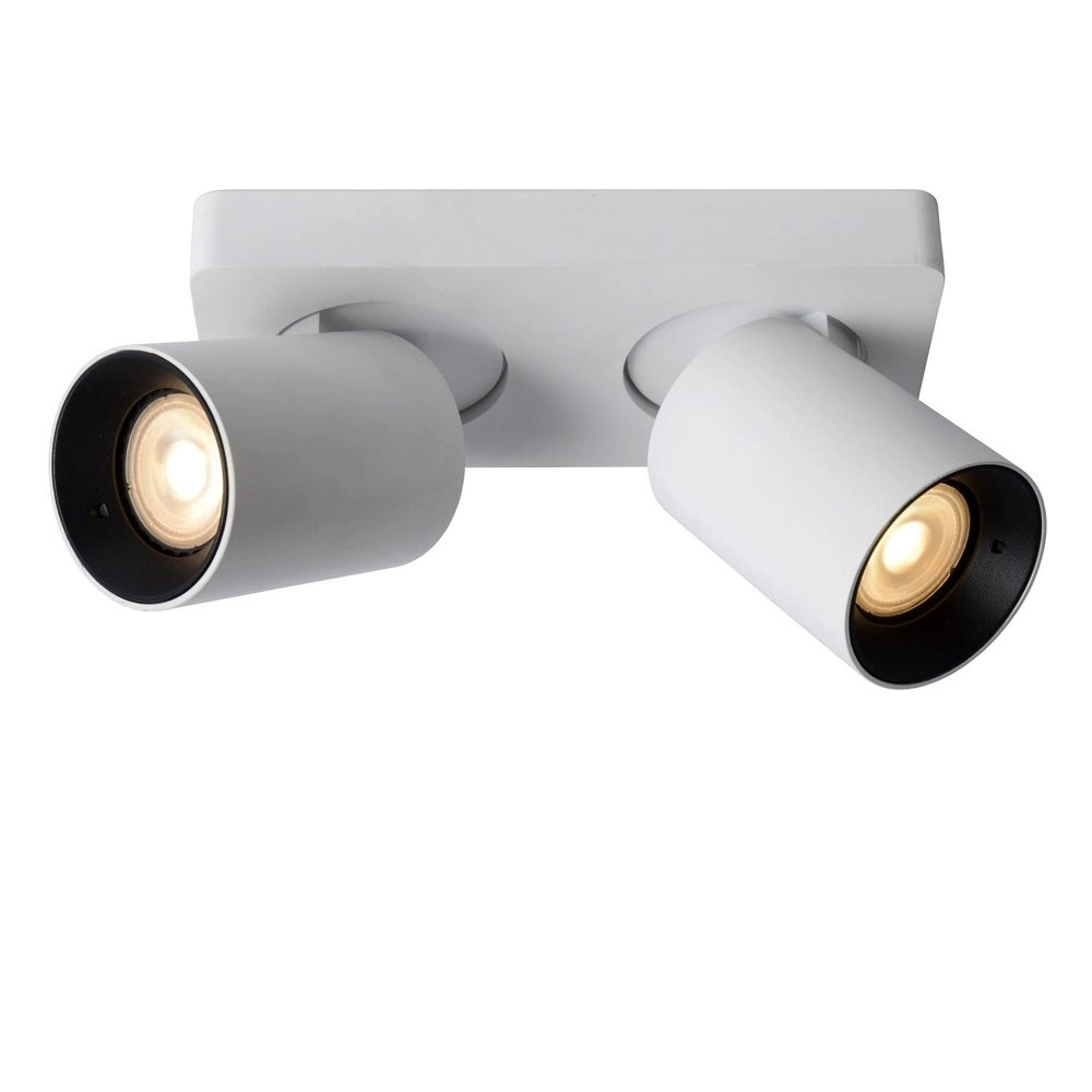 Ceiling spotlight Nigel 2-light white Lucide 5411212092564