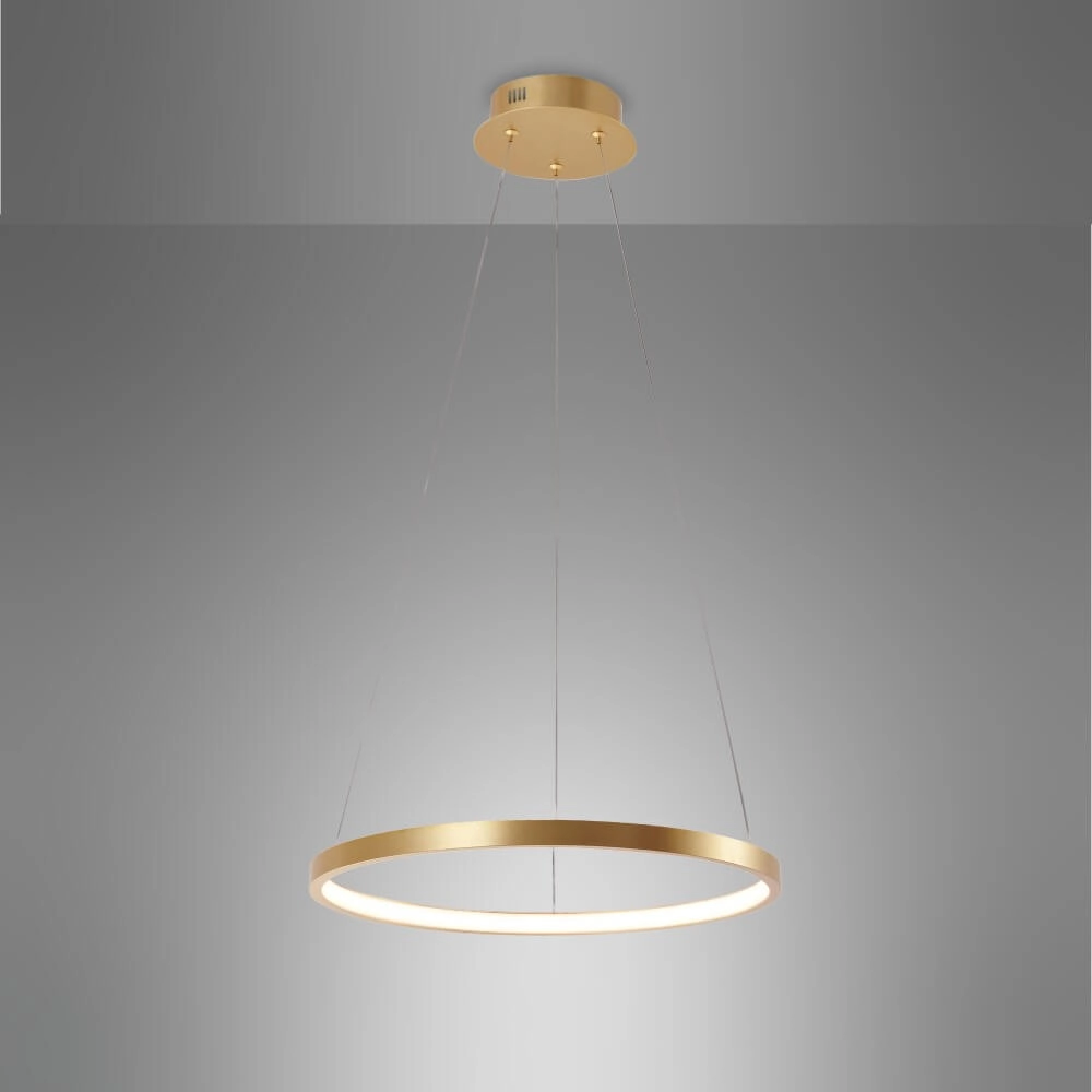 Round pendant lamp Circle gold Ø 39cm Just Light 4043689960391