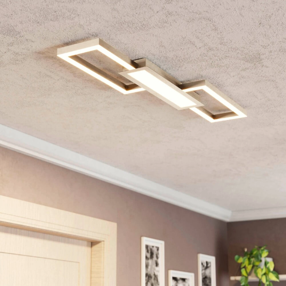 Stainless Steel Ceiling Light Monirote with LED Eglo 9002759997915