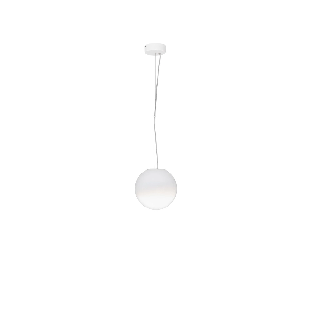 White pendant lamp Bolita bulb Ø 20cm Lyora 5212017483560